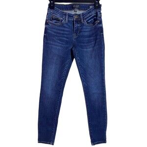 Judy Blue Jeans Womens 1 Skinny Faded Stretch Comfort Travel Denim casual